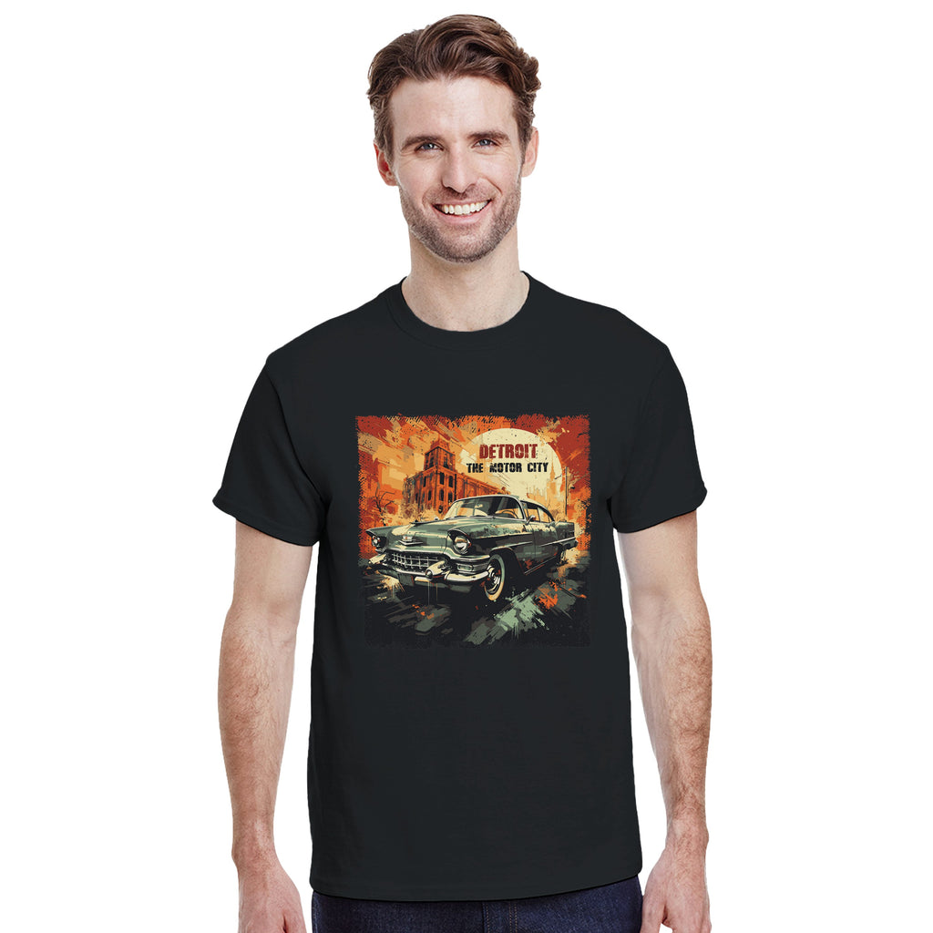 Detroit the Motor City - Unisex Crewneck T-shirt
