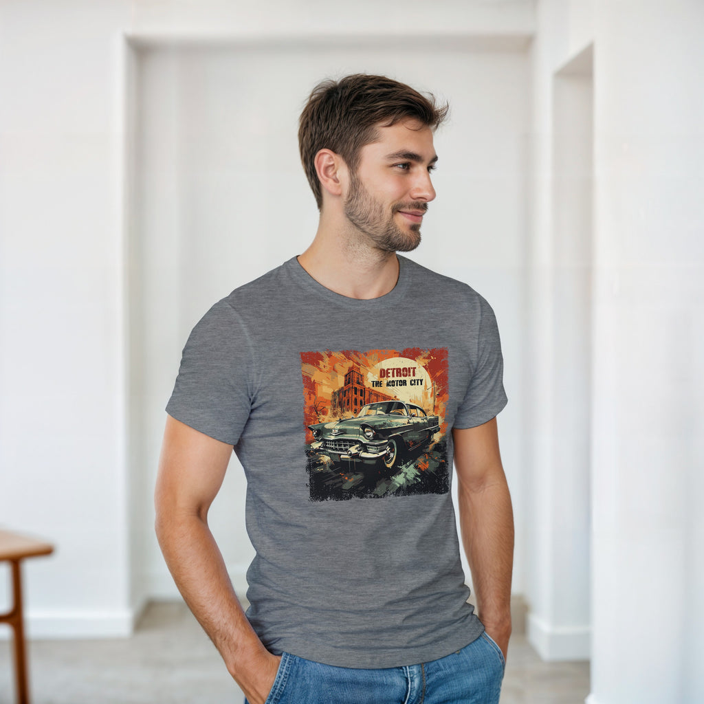 Detroit the Motor City - Unisex Crewneck T-shirt
