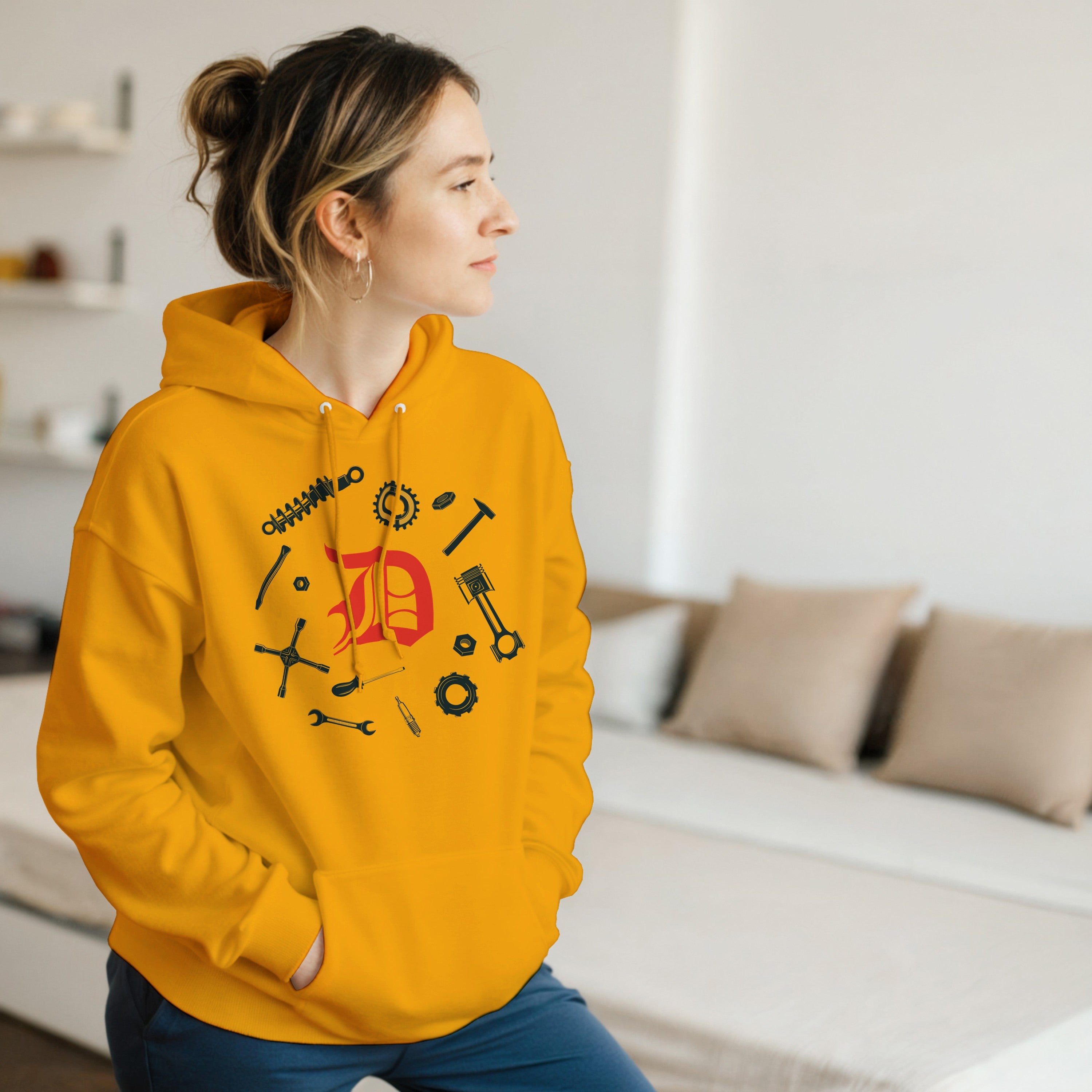 Detroit The Motor City - Classic Unisex Pullover Hoodie