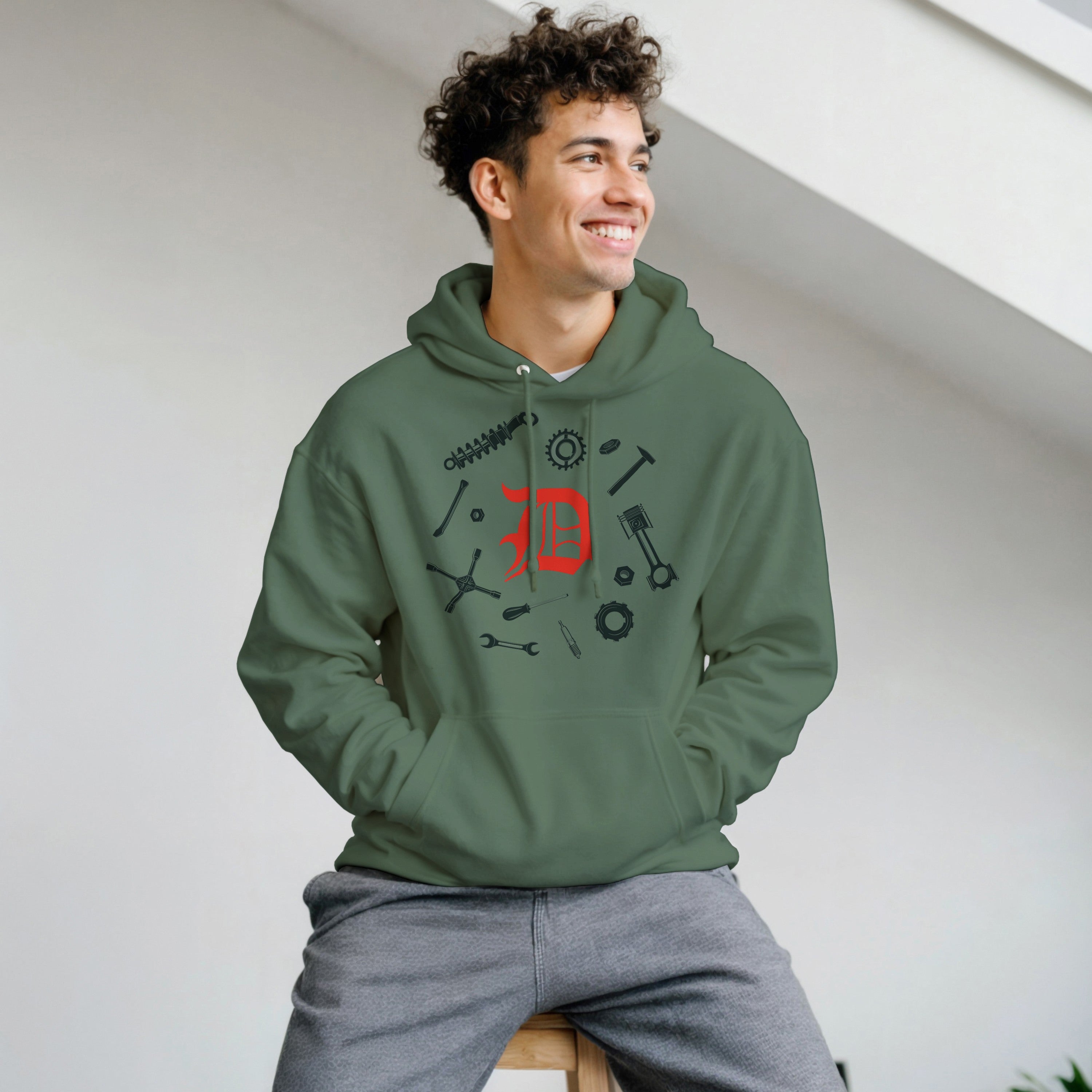 Detroit The Motor City - Classic Unisex Pullover Hoodie