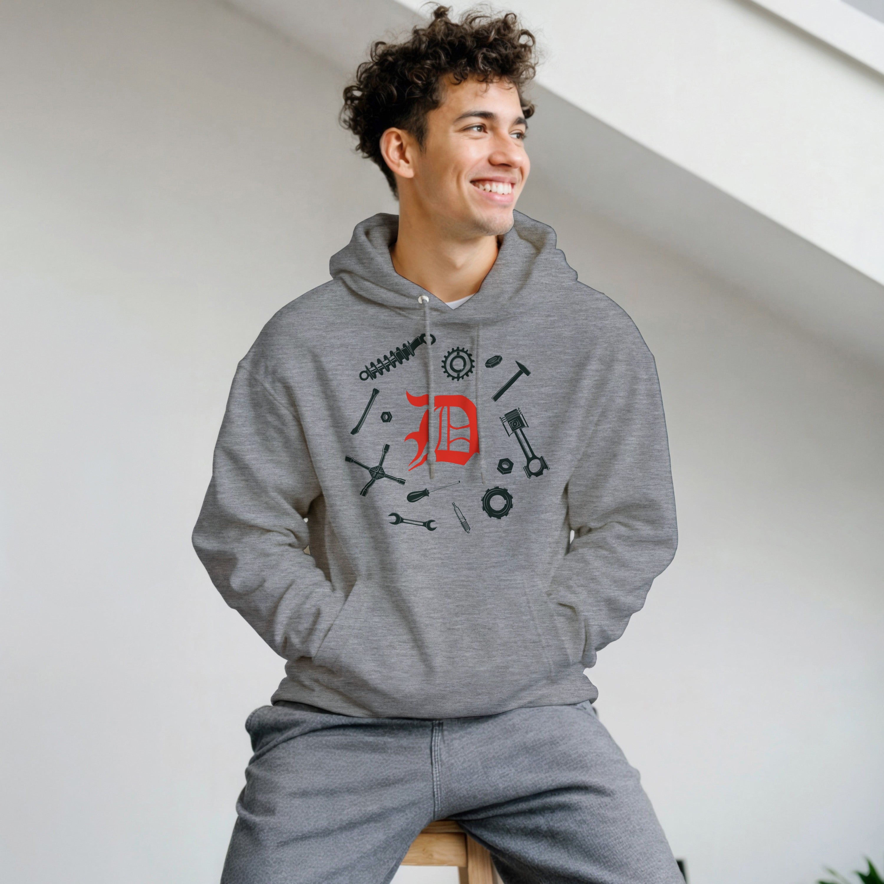 Detroit The Motor City - Classic Unisex Pullover Hoodie