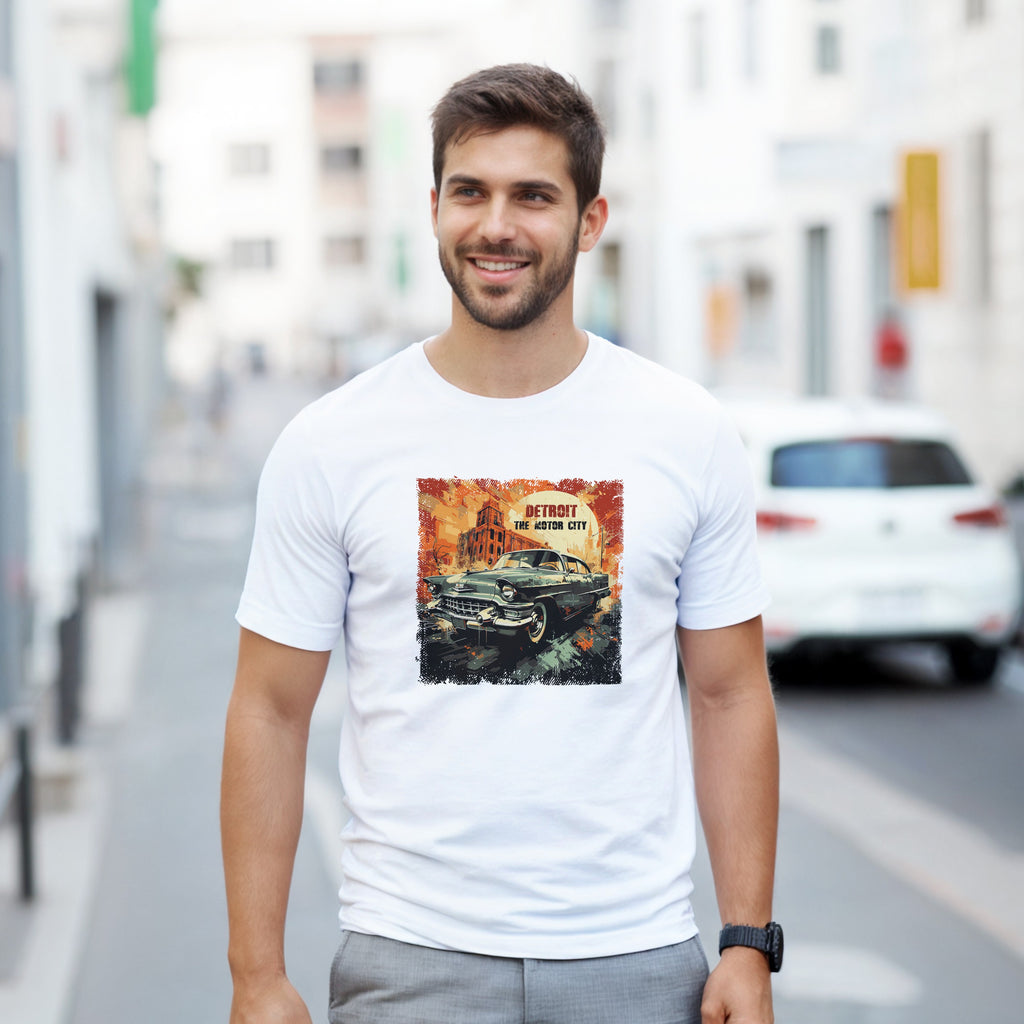 Detroit the Motor City - Unisex Crewneck T-shirt