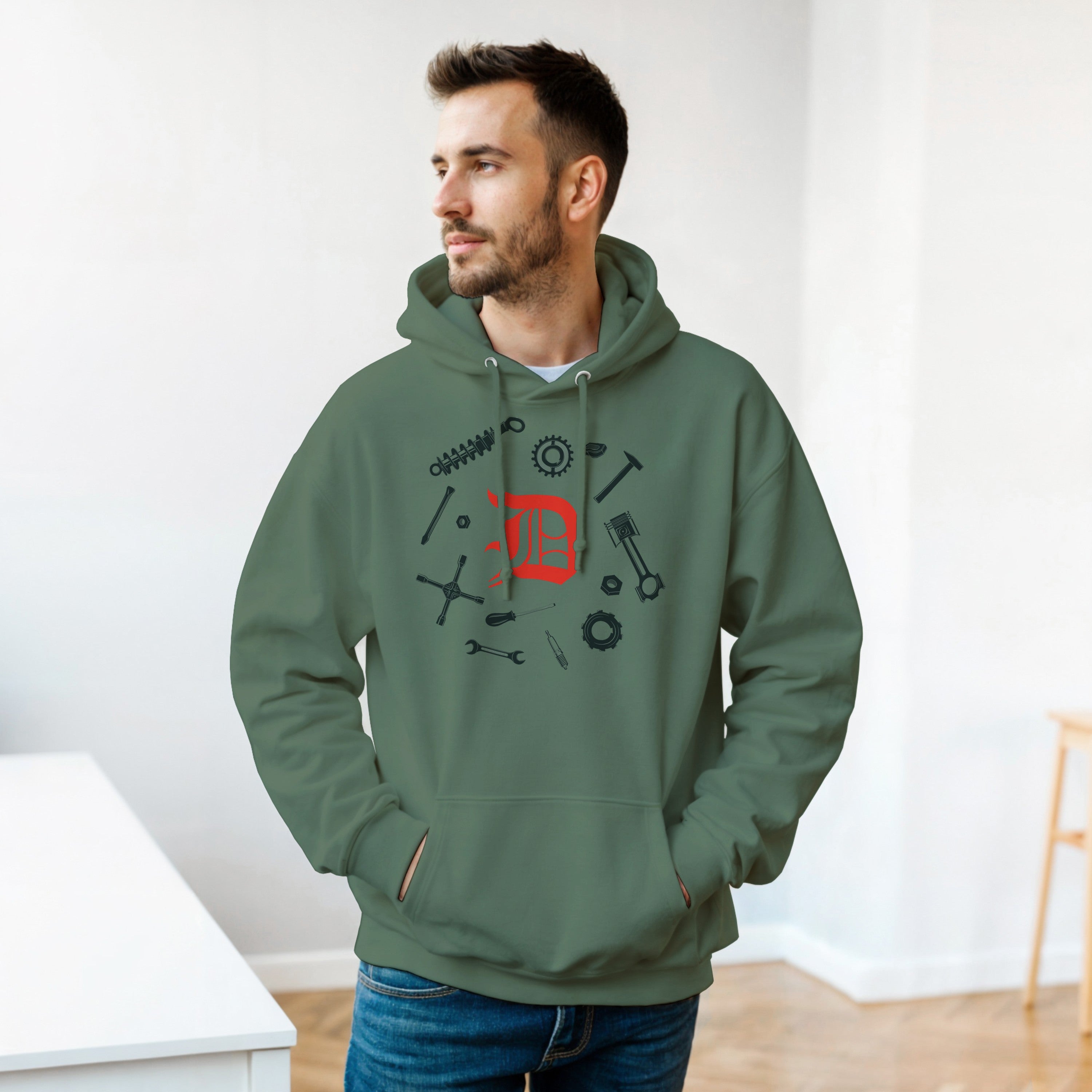 Detroit The Motor City - Classic Unisex Pullover Hoodie